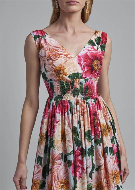 dolce gabbana rose dresses runway|Dolce & Gabbana floral dress sale.